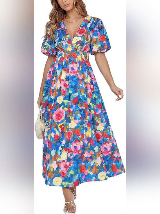sissyaki Dresses & Skirts - Bright Floral Influencer Dress